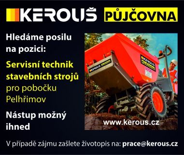 Kerouš - servisní technik - Pelhřimov